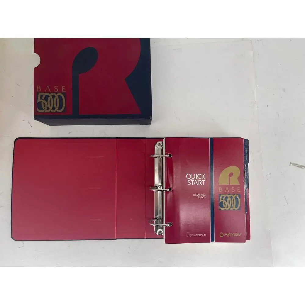Vintage Microrim R:BASE 5000 Database Software for IBM PC DOS